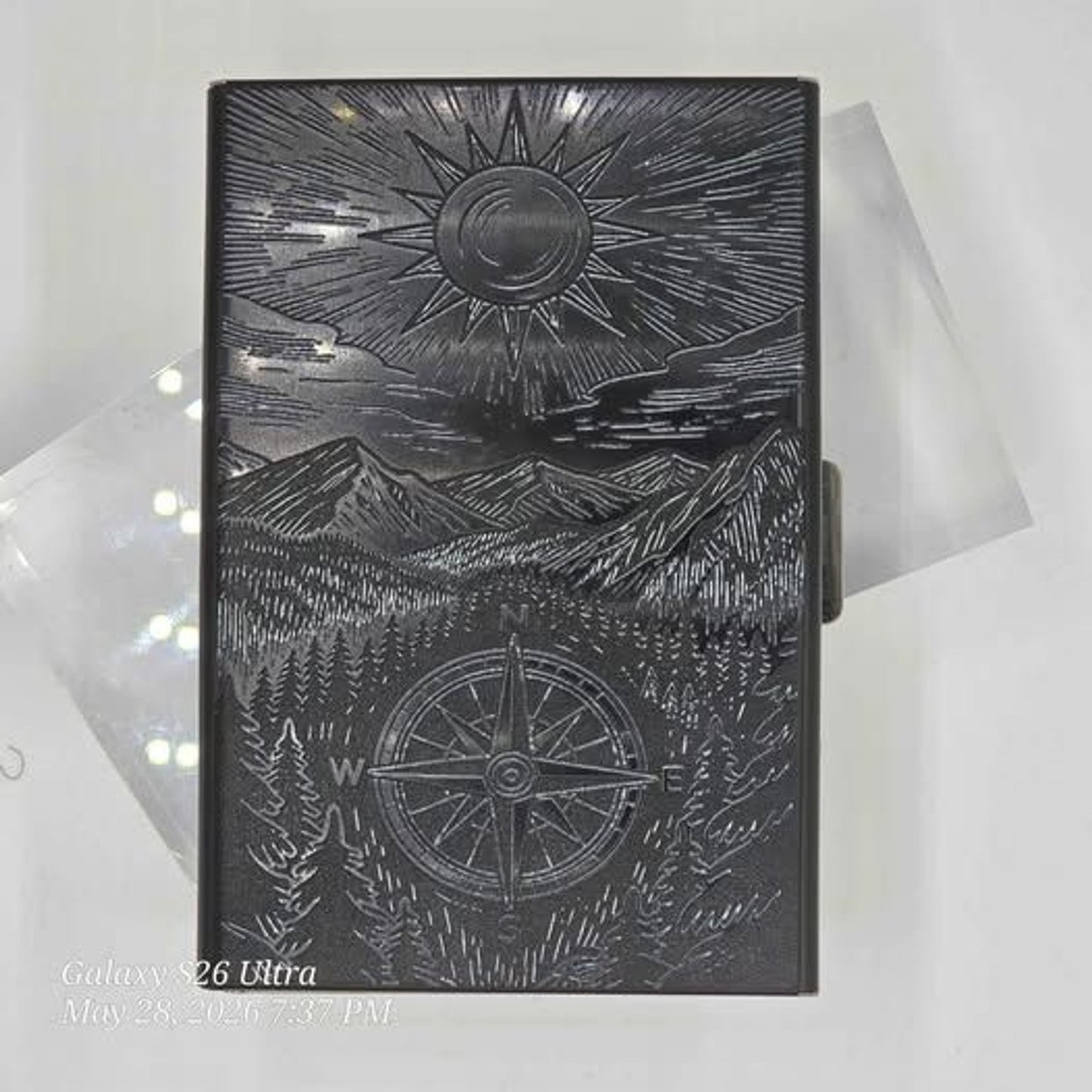 Custom Laser Engraved Cardholder Accordion