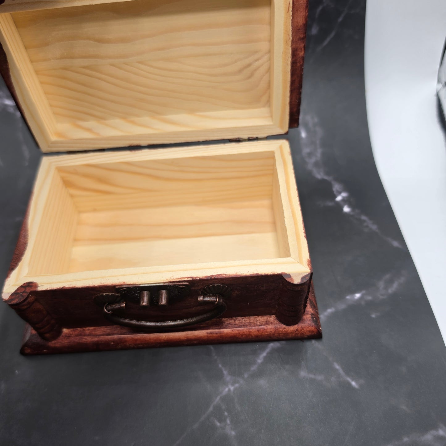 Custom Stained & Sealed Jewelry Box