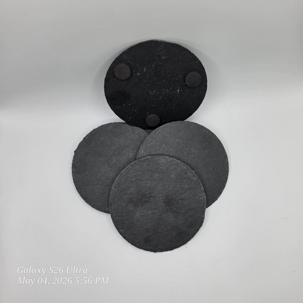 Personalized Gift Put Your Family Name On A Set of 6 Slate Coasters. Or Artwork!