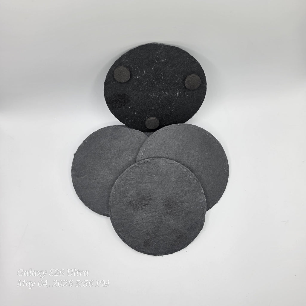 Personalized Gift Put Your Family Name On A Set of 6 Slate Coasters. Or Artwork!