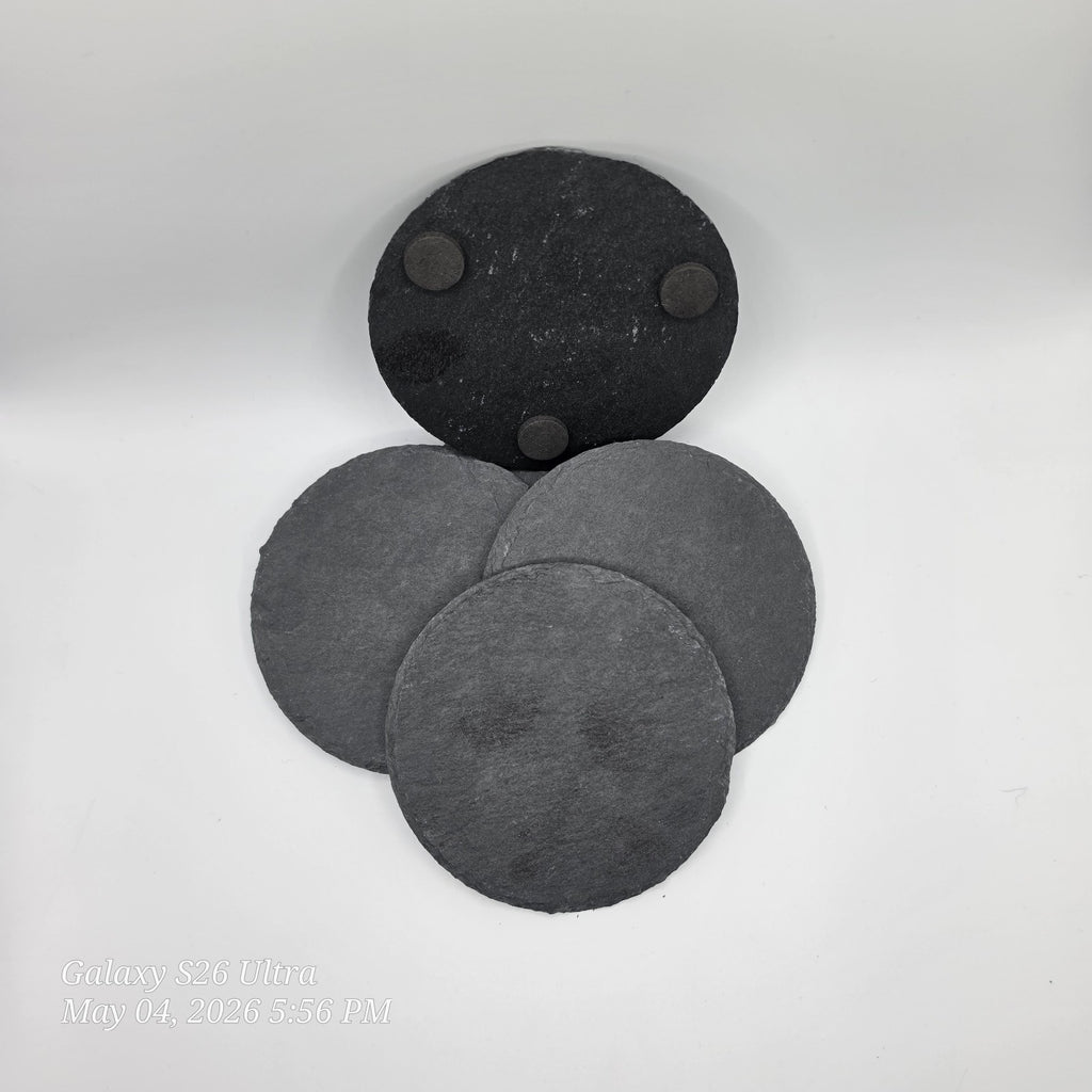 Personalized Gift Put Your Family Name On A Set of 6 Slate Coasters. Or Artwork!