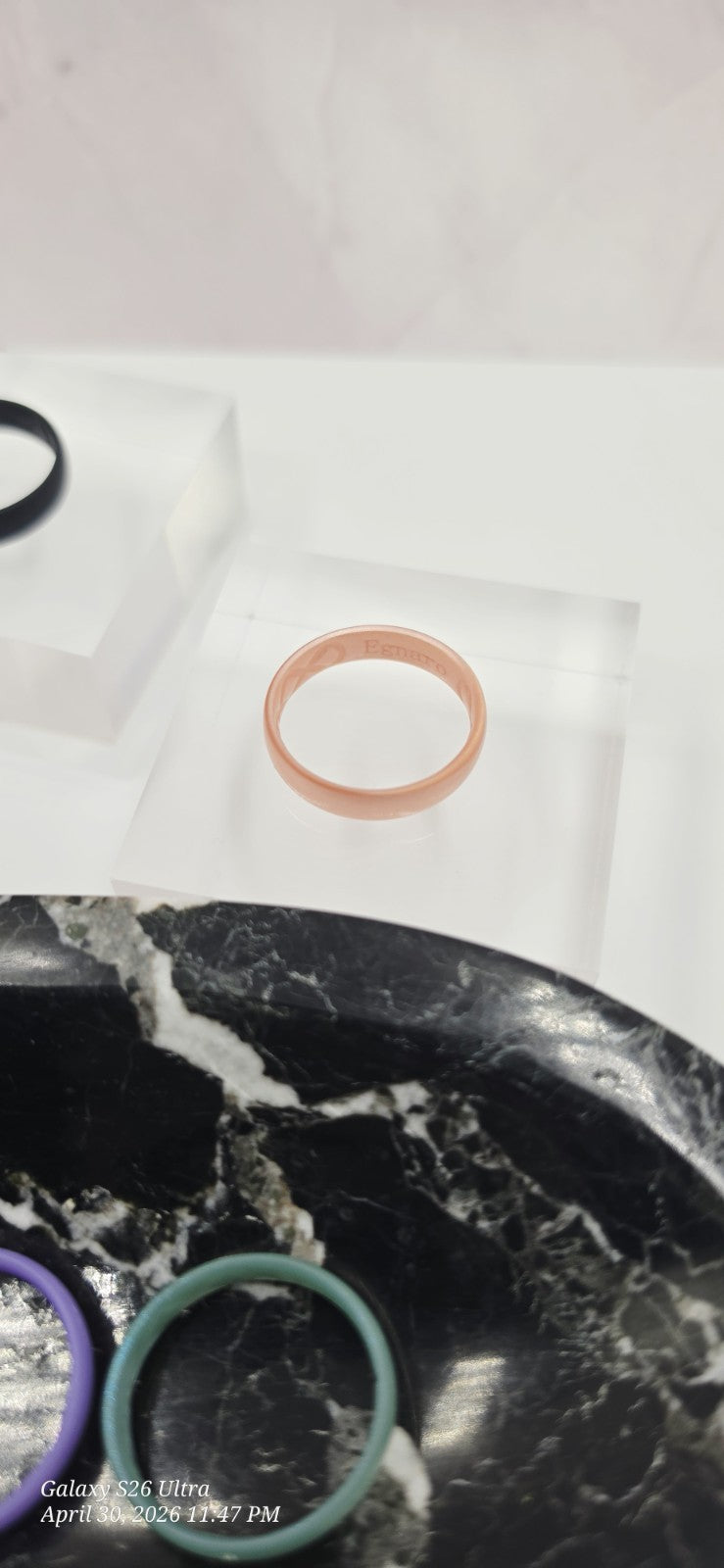 Breathable Silicone Bangle Rings Unisex