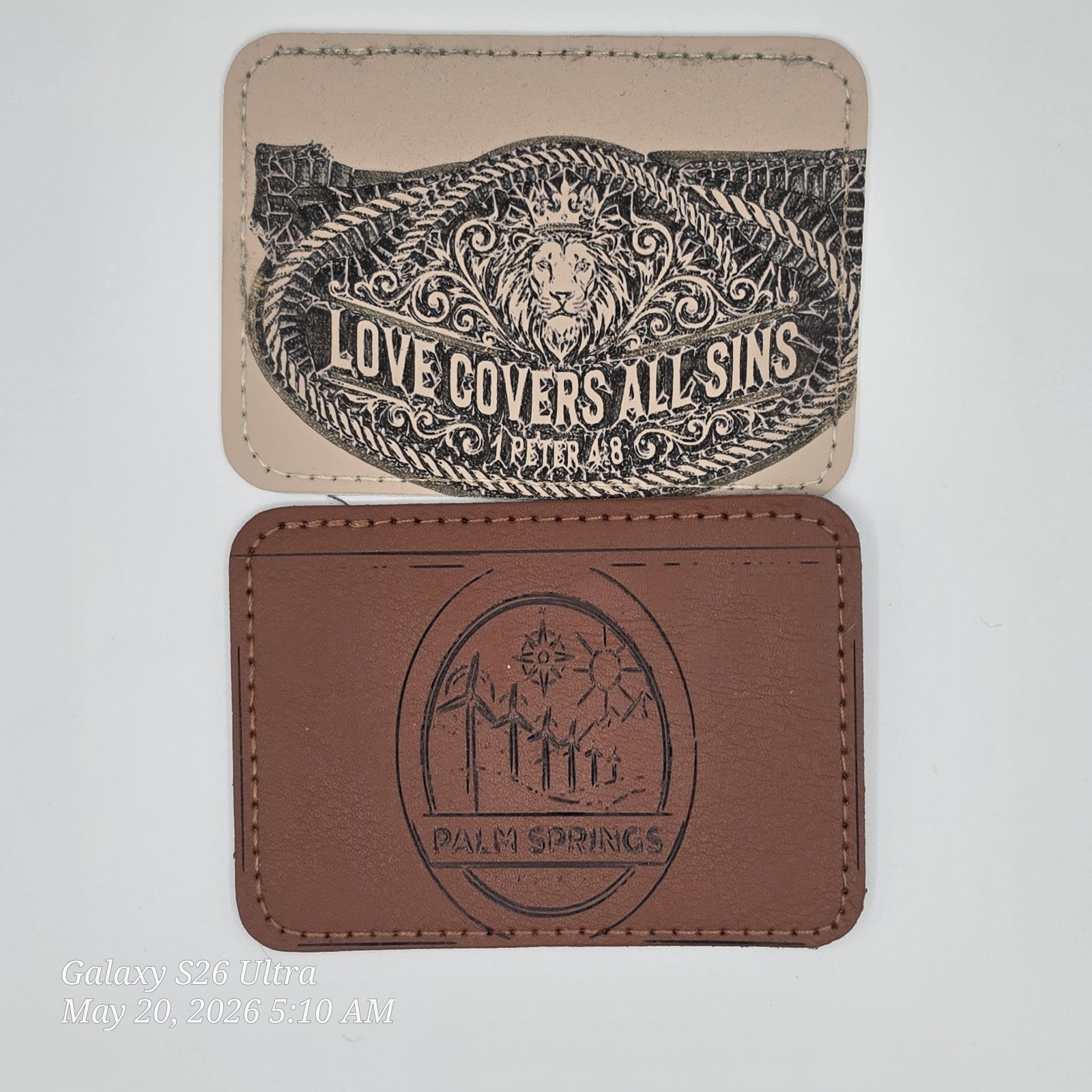 Custom Laser Engraved Heat Press Patches Whatever Design You want