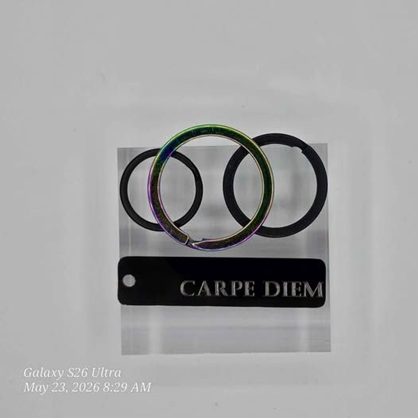 Laser Engraved Keychain or Pendant – Custom Initials or Image