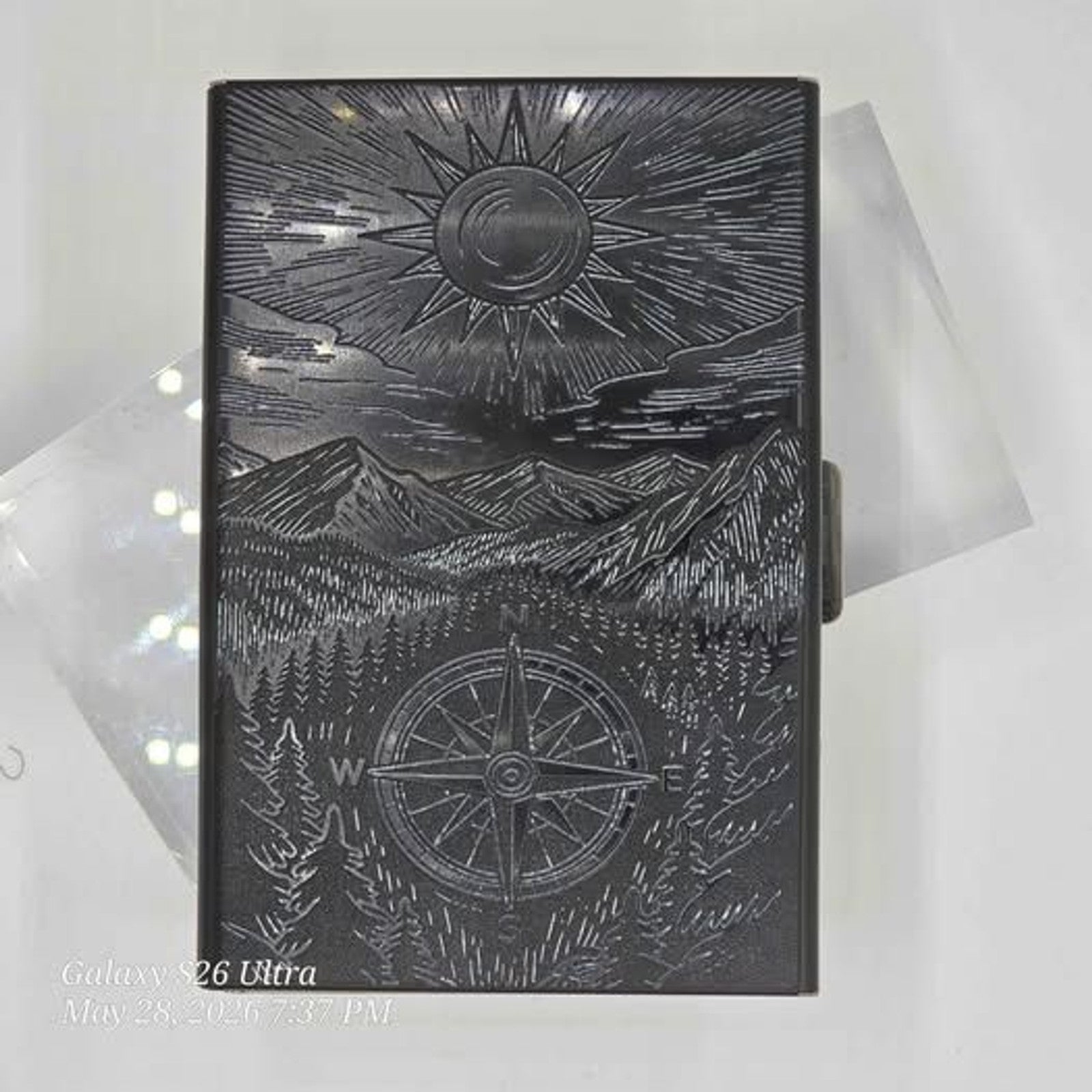 Custom Laser Engraved Cardholder Accordion