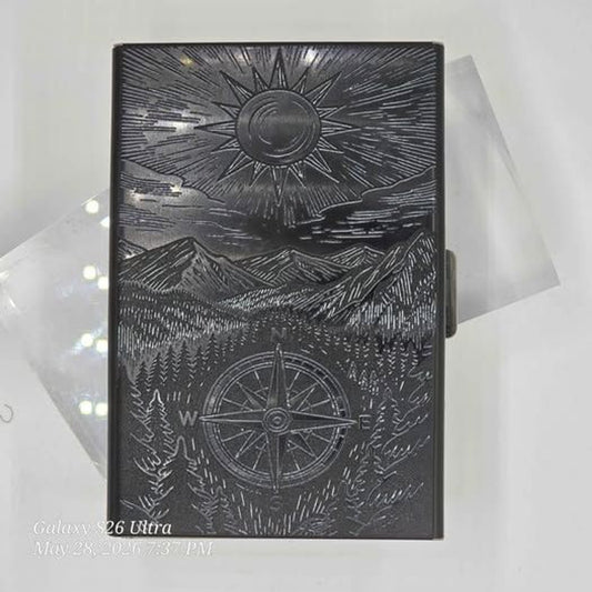 Custom Laser Engraved Cardholder Accordion
